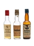 3 x Blended Scotch Whisky Miniature 