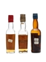 3 x Blended Scotch Whisky Miniature 