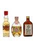 3 x Blended Scotch Whisky Miniature 