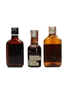 3 x Blended Scotch Whisky Miniature 