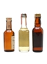 Canadian Club, Canadian Ltd, Seagrams VO Bottled 1970s-1980s 3 x 5cl