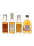 Assorted Kentucky Straight Bourbon Whiskey Jim Beam, Old Forester, Ponderosa Ranch, Woodford Reserve 4 x 4cl-5cl