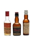 3 x Blended Scotch Whisky Miniature 