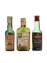 3 x Blended Scotch Whisky Miniature 