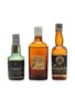 3 x Blended Scotch Whisky Miniature 