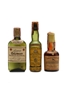 3 x Blended Scotch Whisky Miniature 