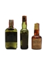 3 x Blended Scotch Whisky Miniature 