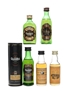 Glenfiddich & Glenmorangie 10 Year Old, 12 Year Old, Sherry Wood Finish 5 x 4.7cl-5cl