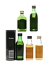 Glenfiddich & Glenmorangie 10 Year Old, 12 Year Old, Sherry Wood Finish 5 x 4.7cl-5cl