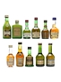 Assorted Cognac & Armagnac Bisquit, Courvoisier, Hennessy, Martell, Prince Hubert 11 x 3cl - 5cl / 40%