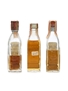 Old Bushmills Irish Whiskey 3 x Miniature 