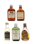 5 x Blended Scotch Whisky Miniature 