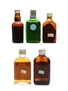 5 x Blended Scotch Whisky Miniature 