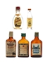 5 x Blended Scotch Whisky Miniature 