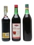 Averna Amaro, Gancia & Poncini Vermouth Bottled 1960s-1970s-1980s 3 x 70cl-100cl