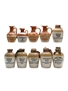 10 x Ceramic Scotch Whisky Miniature 