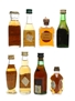 Assorted Brandy Crystal, Fuentes, Lapanto, Mariacron, Metaxa, Sorel & Torres 8 x 3c-5cl