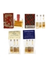 The World's Smallest Bottles Of Scotch Whisky Dalmore, Glengoyne, Grant's, Long John 10 x <1cl / 40%