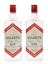 Gilbey's London Dry Gin Bottled 1990s 2 x 70cl / 37.5%