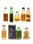 Assorted American & Scotch Whisky Beneagles, Campbeltown, Haig's Dimple, Jack Dainel's, Johnnie Walker & Pinwinnie 8 x 5cl