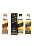 Johnnie Walker Red, Black & Green Label  3 x 5cl