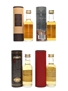 Assorted Single Malt Scotch Whisky Benromach, Glencadam, Glenturret & Ptarmigan 4 x 5cl / 40%