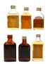 Assorted Blended Scotch Whisky Bottled 1960s-1970s - Nelson's, Old Royal, Pigeon Blend, Queen Margaret 6 x 3.9cl-5cl