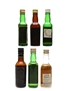 Assorted Blended Scotch Whisky Bottled 1960s-1970s - Cadenhead's, Churtons, Old Mull, Queen Elizabeth 6 x 3.7cl-5cl