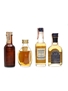 Assorted Blended Scotch & Canadian Whisky Canadian Club 1972, Pinch, QE2 & Royal Ages 4 x 4.7cl-5cl