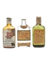 3 x Blended Scotch Whisky Miniature 