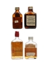 4 x Blended Scotch Whisky Miniatures 