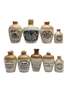 9 x Scotch Whisky Ceramic Miniature 