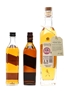 Johnnie Walker Black Label, Gold Label & Rum Cask Finish 3 x 20cl - 50cl