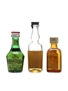 Benedictine, Cointreau & Chartreuse Bottled 1970s 3 x 3cl