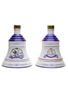 Bell's Ceramic Decanters Princess Eugenie & Princess Beatrice 2 x 75cl / 43%