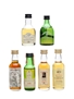 Assorted Single Malt Whisky inc. Lagavulin White Horse 6 x Miniature