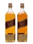 Johnnie Walker Red Label Bottled 1990s 2 x 100cl / 43%