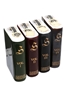 Springbank Volume I, II, III & IV Ceramic Book Miniature 4 x 5cl