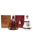 Bell's 8 Year Old Ceramic Decanters Christmas 1999 & 2000 2 x 70cl / 40%