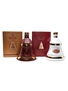 Bell's 8 Year Old Ceramic Decanters Christmas 1999 & 2000 2 x 70cl / 40%