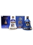 Bell's 8 Year Old Ceramic Decanters Golden Wedding & 75th Birthday 2 x 70cl / 40%