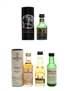 Assorted Single Malt Scotch Whisky The Edradour, Bunnahabhain, Tullibardine & Old Pulteney 4 x 5cl / 40%