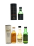 Assorted Single Malt Scotch Whisky The Edradour, Bunnahabhain, Tullibardine & Old Pulteney 4 x 5cl / 40%