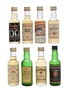 Assorted Blended Scotch Whisky Defender, Golden Cap, Jacobite, Harveys & Wm Maxwell 8 x 5cl