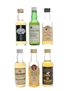 Assorted Blended Scotch Whisky Burns Heritage, Clydebank, Findlater's, Glen Ghillie, Immortal Memory & Mitchell 6 x 4.7cl-5cl