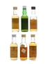 Assorted Blended Scotch Whisky Burns Heritage, Clydebank, Findlater's, Glen Ghillie, Immortal Memory & Mitchell 6 x 4.7cl-5cl