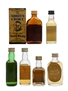 Assorted Blended Scotch Whisky Abbot's Choice, Bailie Nicol Jarvie, Director's Choice, Haig & King's Ransom 6 x 4cl-5cl