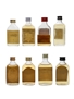 Assorted Blended Whisky Ben Roland, Cluny, Dalmeny, DYC, Four Seasons, Long John, Sandy Macnob's & Scotch Grey 8 x 4.6cl-5cl