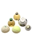 Assorted Whisky Sporting Balls Beneagles & Old St Andrews 4 x 2cl-5cl