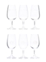 6 x Degustation Crystal Glasses Boxed 6 x 21cl